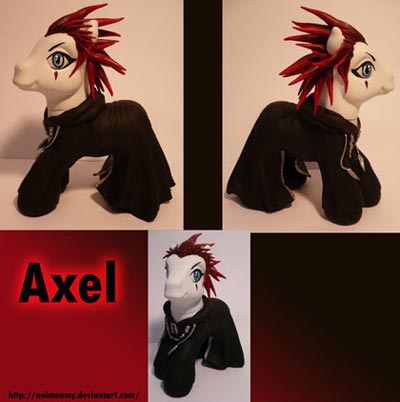 Axel from Kingdom Hearts Pony