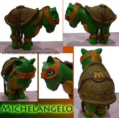 Michelangelo custom My Little Pony