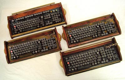 Retro steampunk iMac keyboards