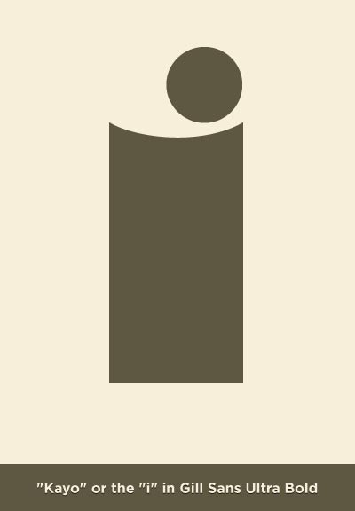 Kayo - letter 'i' from Gill Sans Ultra Bold Kayo - letter 'i' from Gill Sans Ultra Bold