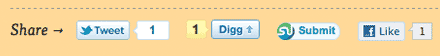 web design share bar web design share bar
