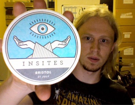 The Bristol Insites tour coaster The Bristol Insites tour coaster