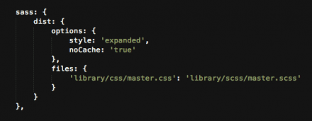 Grunt, Sass advanced setup