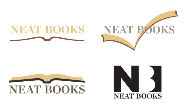 Neat Books Logo Concepts