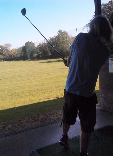 My first attempt at golf
