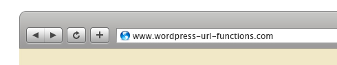 WordPress URL Functions