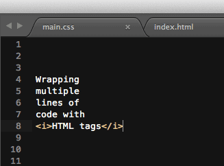 Code wrapping
