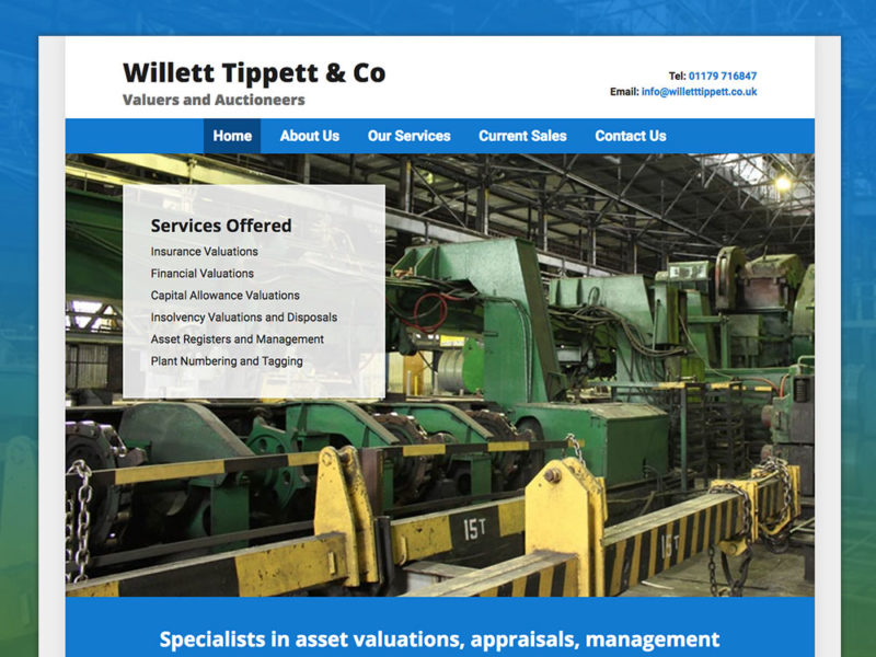 Willett Tippett Bespoke WordPress Website